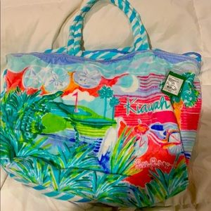 NWT terrycloth Lilly Pulitzer bag